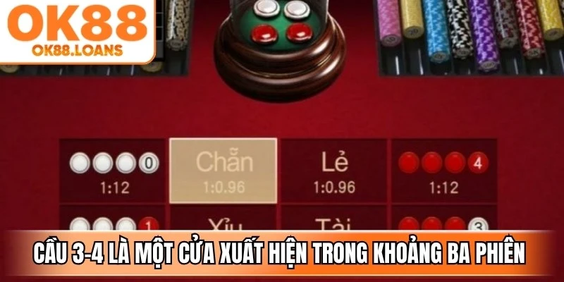 Cầu 3-4 là một cửa xuất hiện liên tiếp trong khoảng ba phiên trước khi thay đổi