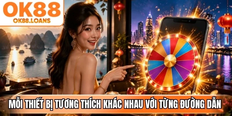 Mỗi thiết bị có khả năng tương thích khác nhau với từng đường dẫn truy cập