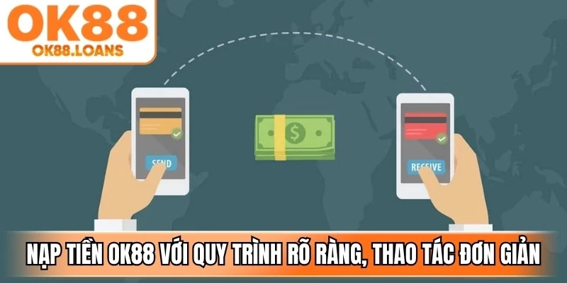 Nạp tiền OK88 với quy trình giao dịch rõ ràng, thao tác đơn giản